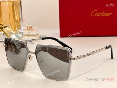 High-grade Santos de Cartier Sunglasses Square frame CT0390